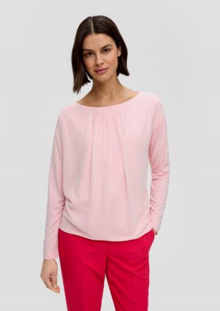s.Oliver Bluse aus Chiffon - zartrosa