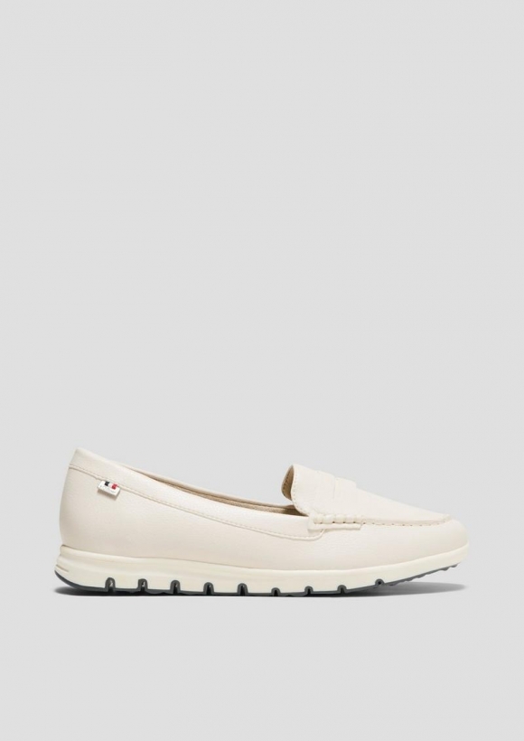 s.Oliver Mokassins in Leder-Optik - creme