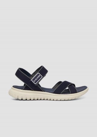s.Oliver Sandalen mit Klettverschluss - navy