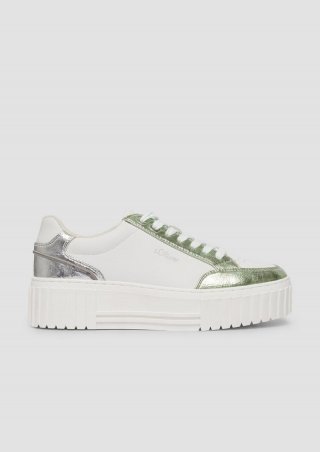 s.Oliver Sneaker mit Plateausohle - weiß