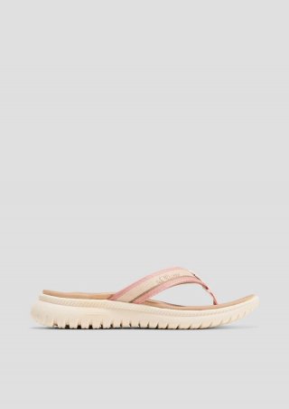 s.Oliver Sandalette mit Logoschriftzug - rosa