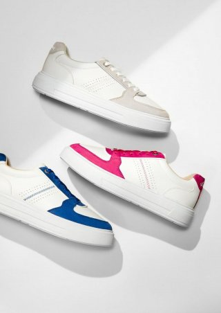 s.Oliver Sneaker in Bicolour-Optik - pink
