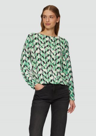 s.Oliver O-Shape-Shirt aus Viskosemix - hellgrün