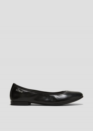s.Oliver Ballerinas in klassischem Design - schwarz