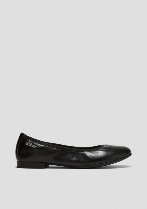 s.Oliver Ballerinas in klassischem Design - schwarz