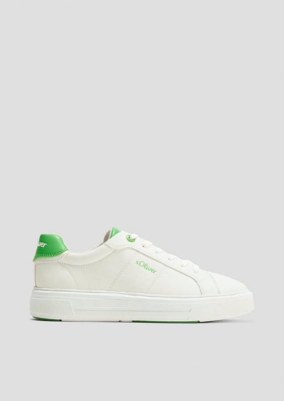s.Oliver Sneaker in cleanem Design - creme