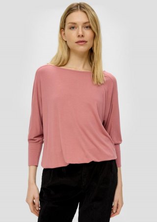s.Oliver T-Shirt aus Viskosestretch - papaya