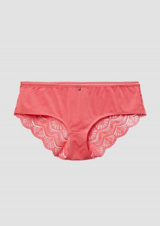 s.Oliver Panty mit Spitzen-Detail - pink