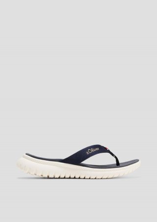 s.Oliver Sandalette mit Logoschriftzug - navy