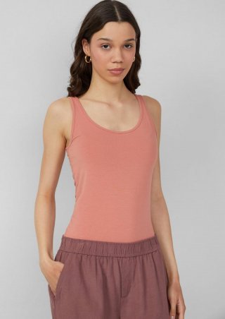 s.Oliver Elastisches Tanktop im Slim Fit - papaya