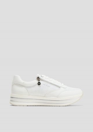 s.Oliver Sneaker mit Plateau-Sohle - weiß