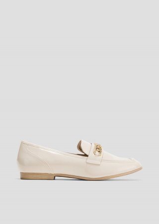 s.Oliver Loafer in Leder-Optik - helles beige