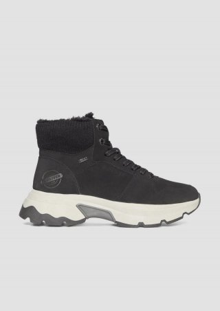 s.Oliver Boots im sportiven Look - schwarz
