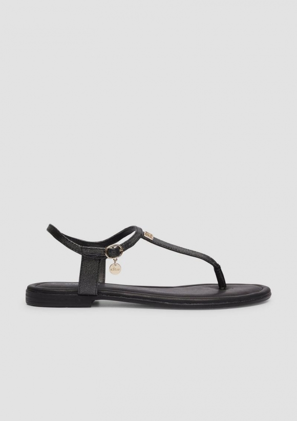 s.Oliver Zehentrenner-Sandalen - schwarz