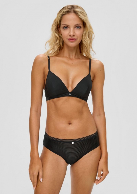 s.Oliver Bustier ohne Bügel - schwarz