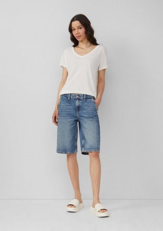 s.Oliver Bermuda Skater / Relaxed Fit / Mid Rise - blau