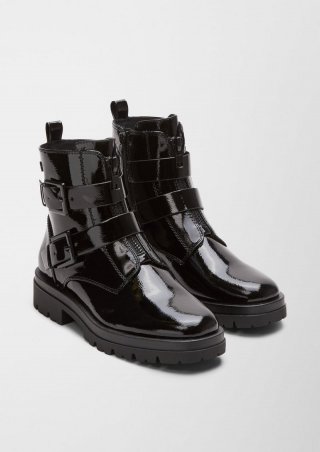 s.Oliver Boots mit Riegel - schwarz