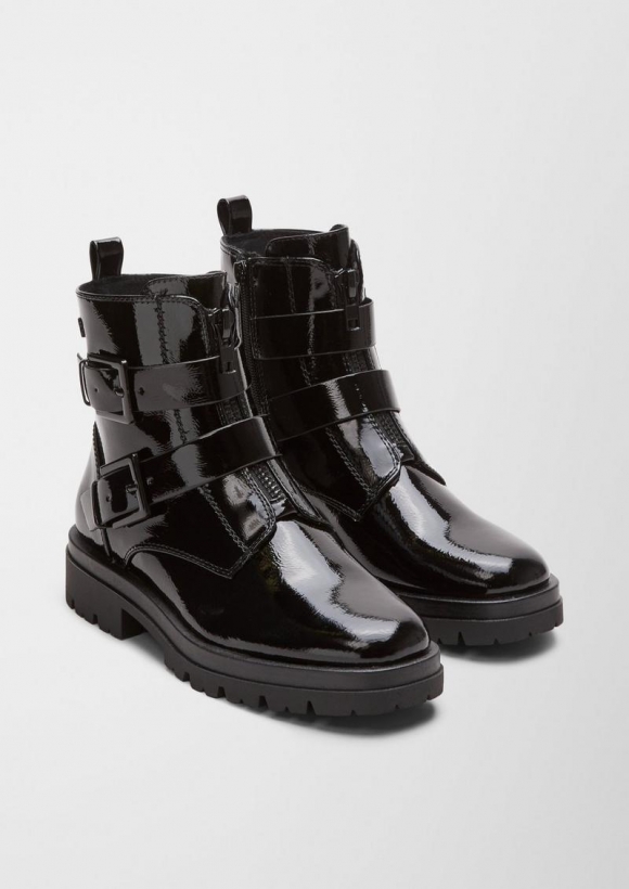 s.Oliver Boots mit Riegel - schwarz