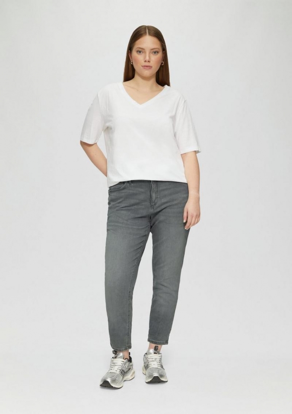 s.Oliver Jeans / Skinny Fit / Mid Rise / Skinny Leg / Super Stretch - anthrazit