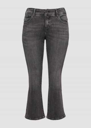 s.Oliver Jeans / Slim Fit / Mid Rise / Bootcut Leg - anthrazit