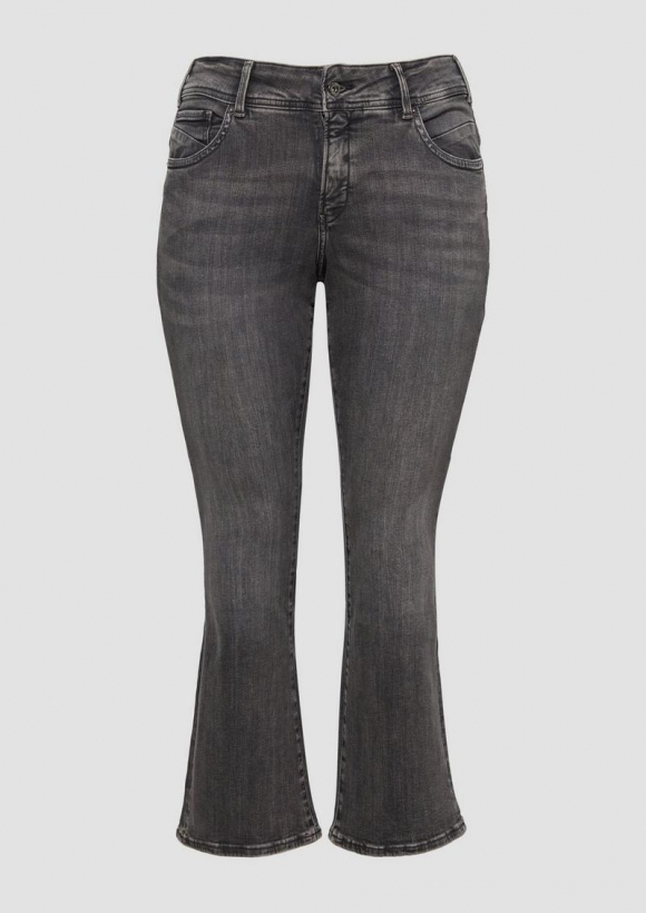s.Oliver Jeans / Slim Fit / Mid Rise / Bootcut Leg - anthrazit