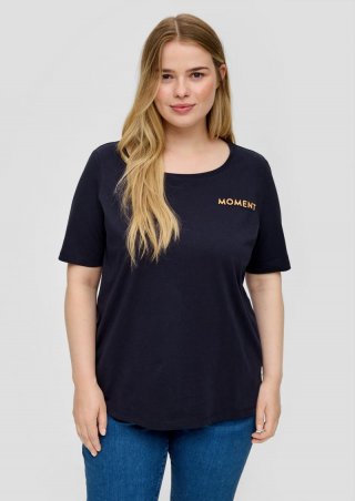 s.Oliver T-Shirt aus Baumwolle - navy