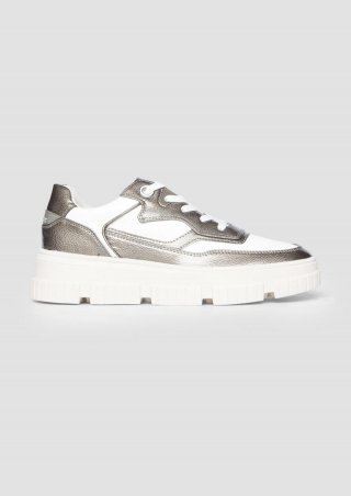s.Oliver Sneaker im sportiven Look - weiß