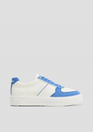 s.Oliver Sneaker in Bicolour-Optik - weiß