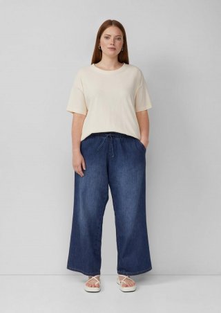s.Oliver Jeans / Comfort Fit / Mid Rise / Wide Leg / Sommerdenim - blau