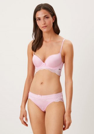 s.Oliver Panty mit Spitzendetails - flieder