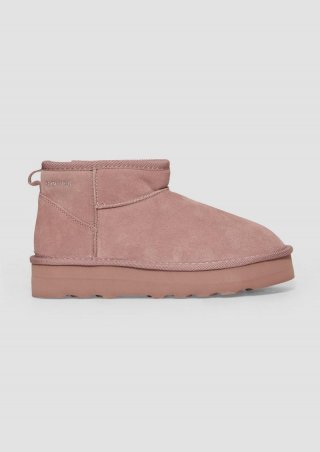 s.Oliver Stiefel mit Teddyplüsch-Futter - altrosa