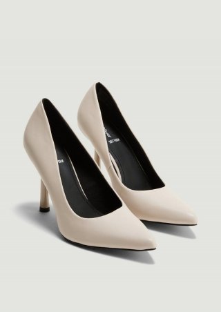 s.Oliver Pumps in Glattleder-Optik - creme