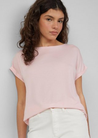 s.Oliver Loose-Fit-Shirt im Lyocellmix - zartrosa