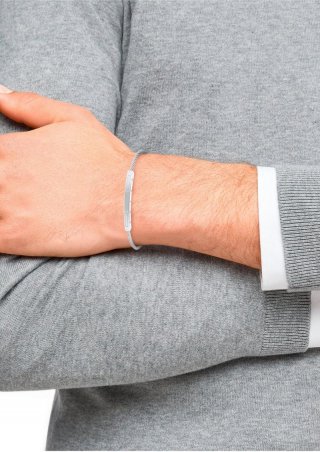 s.Oliver Armschmuck aus Edelstahl - grau