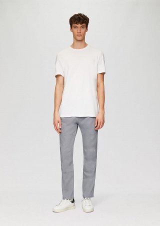 s.Oliver Sportive Chino im Utility-Stil - schiefergrau