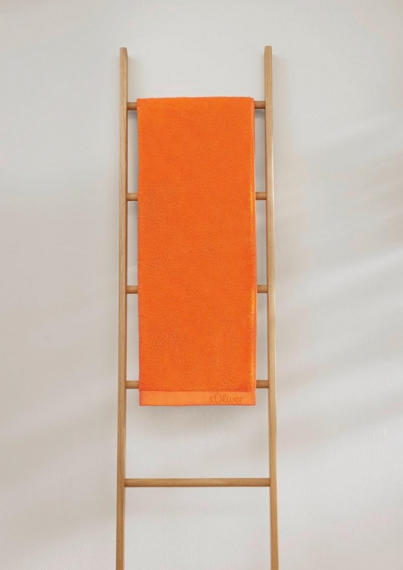 s.Oliver Duschtuch aus Baumwolle - orange