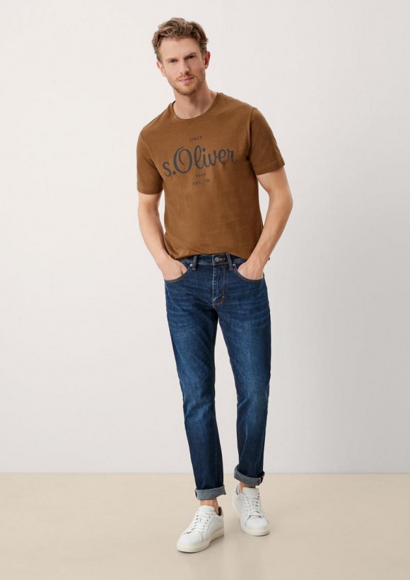 s.Oliver Jeans Keith / Slim Fit / Mid Rise / Slim Leg - dunkelblau