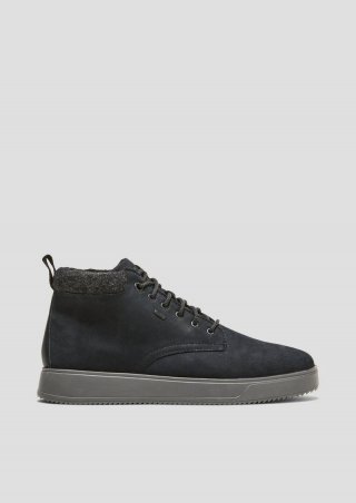 s.Oliver Sneaker im Materialmix - navy