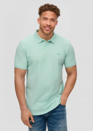 s.Oliver Poloshirt mit Piquéstruktur - minze