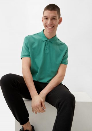 s.Oliver Klassisches Poloshirt - hellgrün