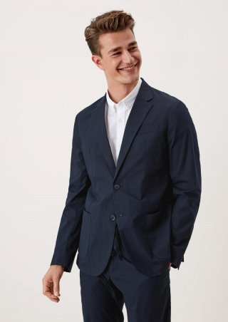 s.Oliver Sakko aus Baumwolle - navy