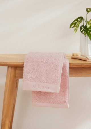 s.Oliver Gästehandtuch aus reiner Baumwolle - rosa