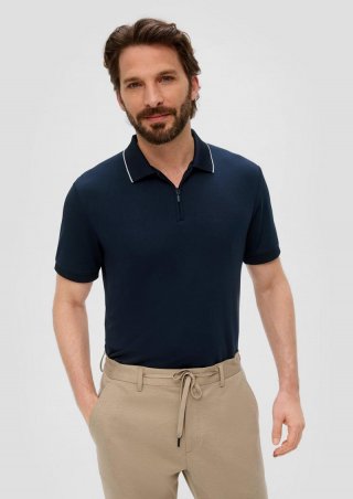 s.Oliver Poloshirt aus Modalmix - navy