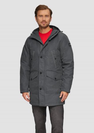 s.Oliver Parka mit Kapuze - schiefergrau