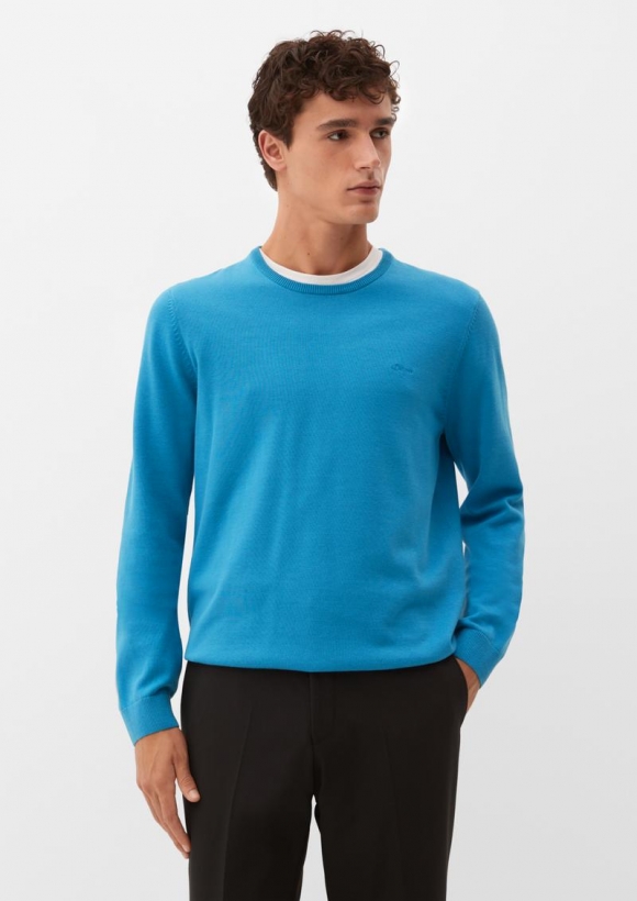 s.Oliver Pullover aus Feinstrick - pastelltürkis