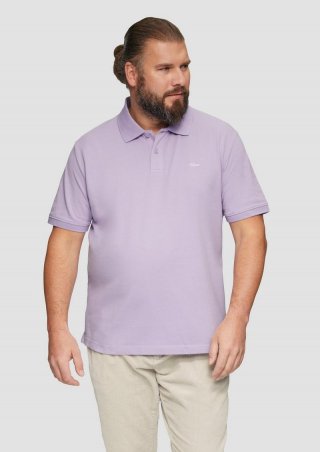 s.Oliver Poloshirt aus Baumwollpiqué - lavendel