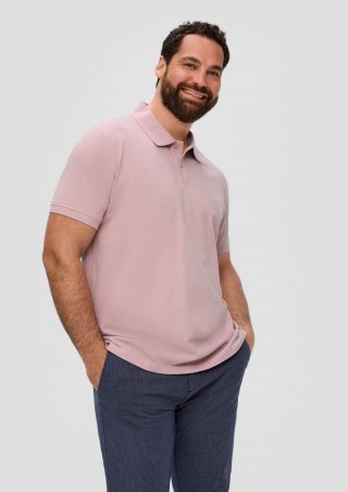 s.Oliver Poloshirt mit Piquéstruktur - rosa