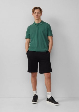 s.Oliver Sweat-Shorts mit Tunnelzug - schwarz