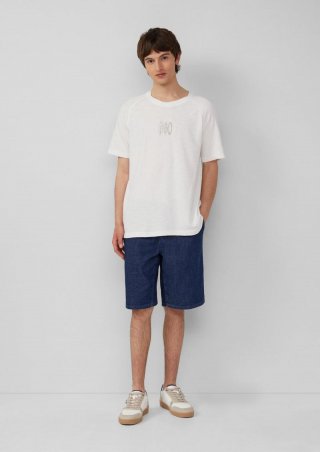 s.Oliver Jeans-Bermuda / Comfort Fit / Mid Rise / Tunnelzug - blau