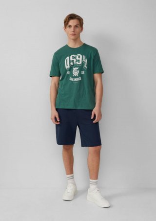 s.Oliver Sweat-Jogger aus Jersey - tiefblau